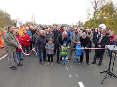 Straßenübergabe am 1. November 2018 (Foto: LK Prignitz)