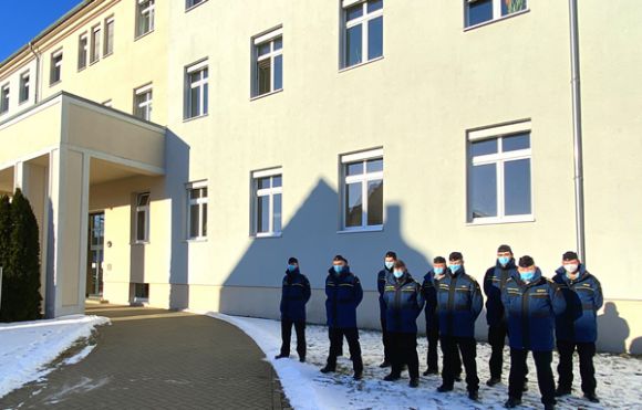 Wachablösung bei strahlendem Sonnenschein - DANKESCHÖN! (Foto: LK Prignitz)