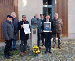 v.l.n.r. Harald Pohle, Malte Hübner-Berger, Angelo Raciti, Bernhard von Barsewisch, Rainer Pickert, Axel Schmidt, Joachim Ritter (Foto: Stadt Perleberg)