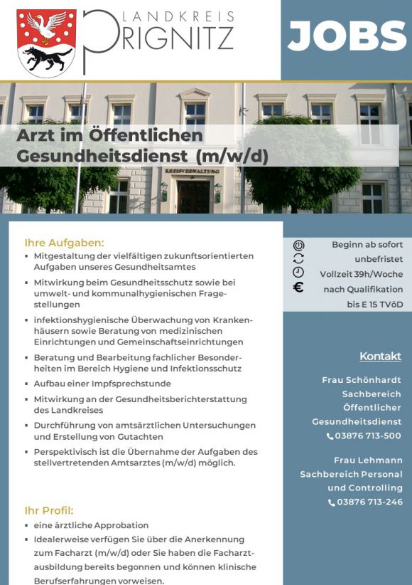 Arzt im Öffentlichen Gesundheitsdienst (m/w/d) - Seite 1