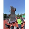Hoch hinaus an der Kletterwand (FOto: LK Prignitz)