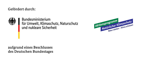 Logo - Förderhinweis des Bundesministeriums für Umwelt, Naturschutz, nukleare Sicherheit und Verbraucherschutz aufgrund eines Beschlusses des Deutschen Bundestages