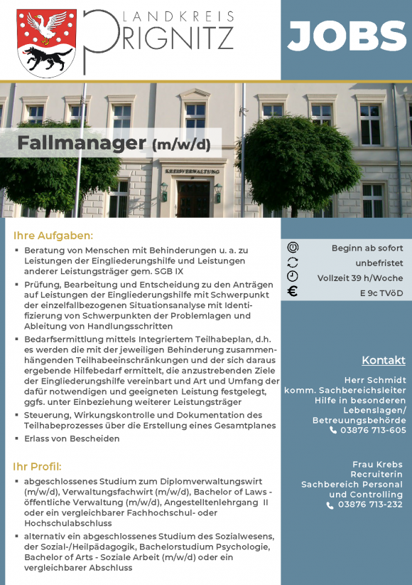 Fallmanager(m/w/d) - Seite 1