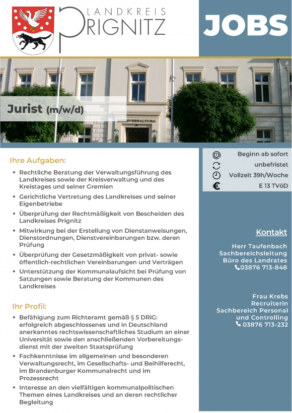 Jurist (m/w/d) - Seite 1