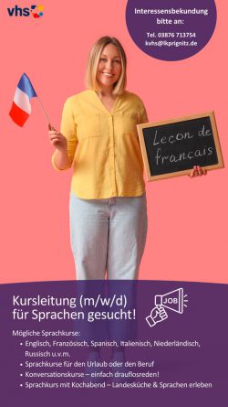 Flyer zur Kurswerbung