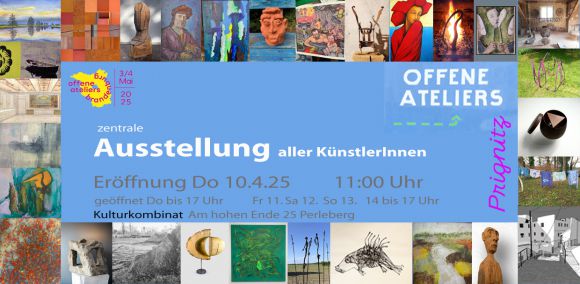 Flyer zum Tag der offenen Ateliers - Entwurf: Jost Löber