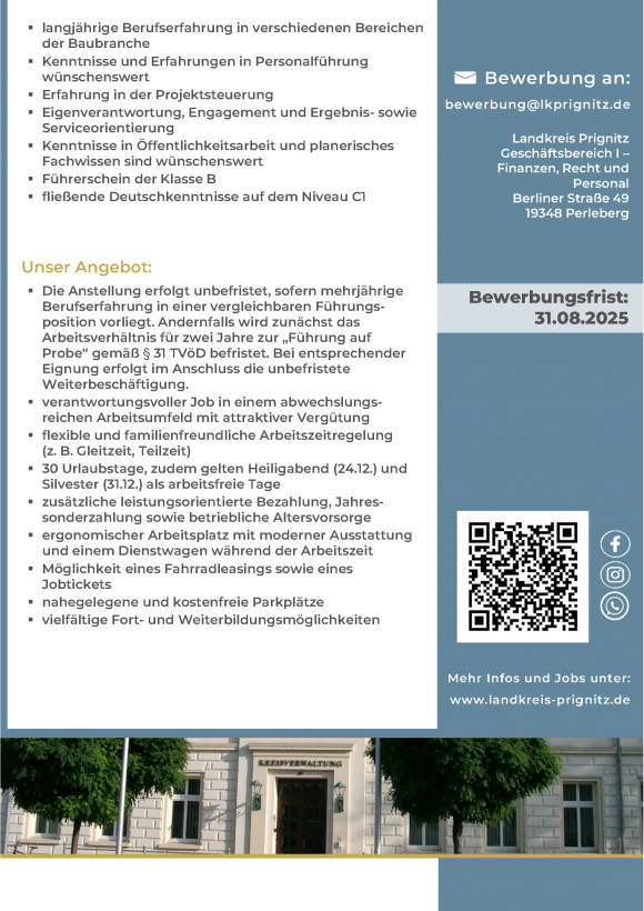 Sachbereichsleiter Hochbau/Technische Gebäudeausrüstung (m/w/d) - Seite 2