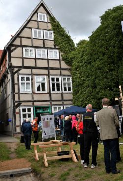 Das Knaggenhaus war beim Brandenburg-Tag und zum Tag des offenen Denkmals das Domizil des Sachbereichs Denkmalschutz beim Landkreis Prignitz. Foto: Bernd Atzenroth / Landkreis Prignitz