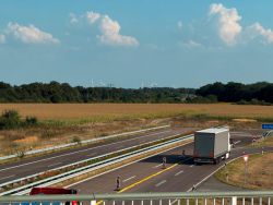Ende der Autobahn bei Karstädt ( Foto: LK Prignitz)
