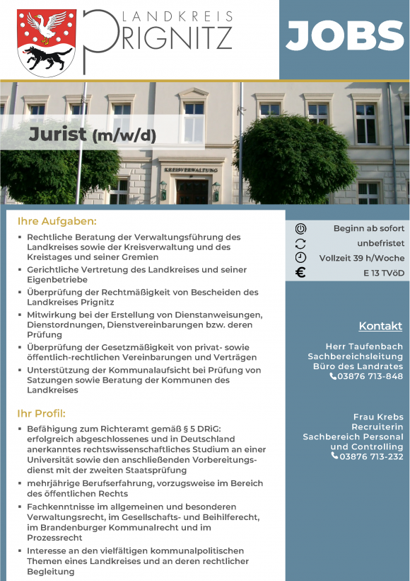 Jurist (m/w/d) - Seite 1