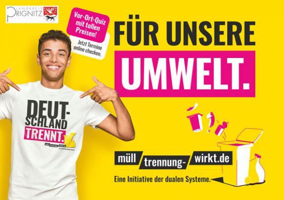 Plakat zur Mülltrennung