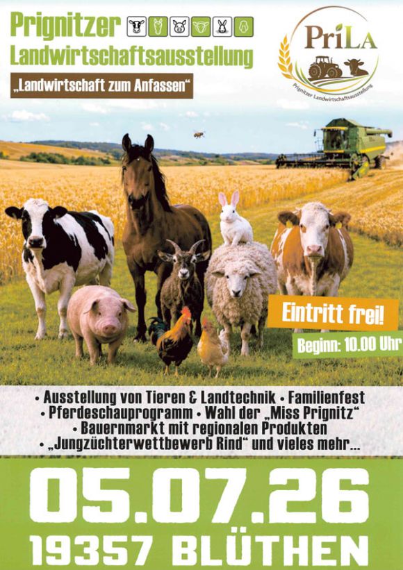 Plakat zur Tierschau