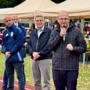 Landrat Christian Müller und Dr. Oliver Hermann, Bürgermeister der Stadt Wittenberge, eröffneten das 11. Integrationssportfest. 
