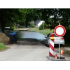 Straße Richtung Klein Breese mit Qualmwasser (16.06.2013)