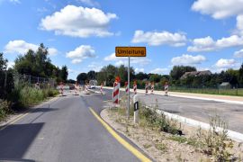 Ausbau der Ortsdurchfahrt Groß Pankow (Foto: LK Prignitz)